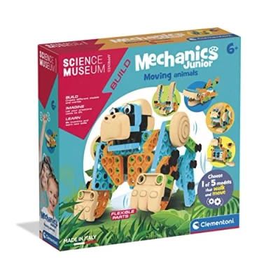 Image of Clementoni, 61735, Maker&#039;s Lab, Moving Animals, Made In Italy, Building Set For Kids From 6 Years And Older, English Version