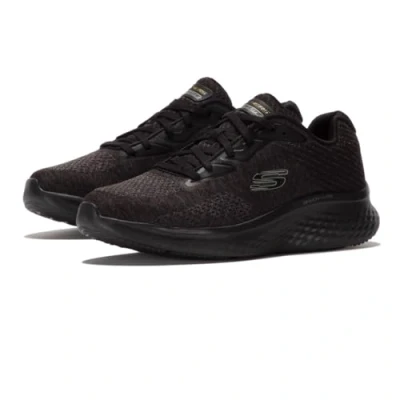 Image of Skechers Men&#039;s Skech LITE PRO FAREGROVE Trainers, Black Circular Knit/Synthetic, 5.5 UK