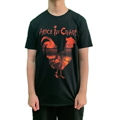 Image of Plastic Head Alice in Chains &#039;Rooster Dirt&#039; T Shirt (Medium) Black