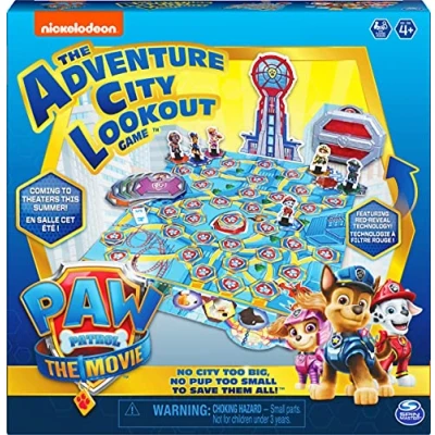 Image of Spin Master Games Paw Patrol Movie Board Game for Kids aged 3 and over