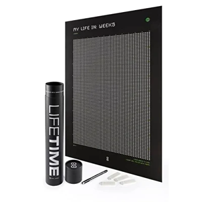 Image of LifeTime™ 4K Weeks Poster 4000 Your Life in Wall Calendar Digital Edition, Medium Size