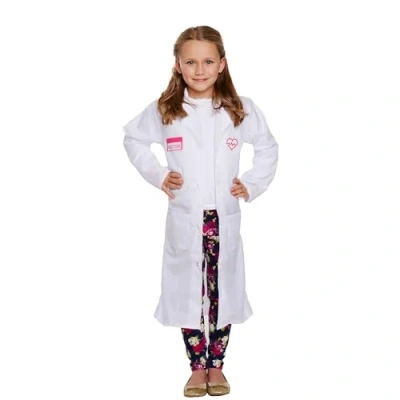 Image of Lizzy Children&#039;s Doctor Costume (Small / 4 6 Years) Kids Boys school Pretend Theme Party Fancy dress outfit Accessory Cosplay, World Book Day, Halloween