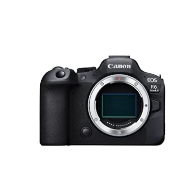 Image of Canon EOS R6 Mark II Full Frame Mirrorless Camera Body Only 24.2 megapixels, up to 40fps continuous shooting, 4K 60p, 8 stops IS and Dual Pixel CMOS Auto Focus