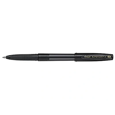 Image of Pilot Medium Line 1 mm Tip Super Grip G Stick Ballpoint Pen Black, Box of 12