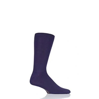 Image of 1 Pair Purple Rain Colour Burst Bamboo Socks with Smooth Toe Seams Men&#039;s 12 14 Mens SOCKSHOP