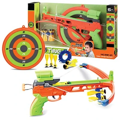Image of URBN TOYS Kids Crossbow Set With Bolts Target Gun Arrows Archery Shooting Garden Toy Fun