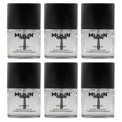 Image of Pro FX Spirit Gum by Moon Terror 10ml x6 SFX Make up for Halloween, Glue Adhesive Fix, Body Prosthetics Glitter Jewels Hair Wigs Special Effects