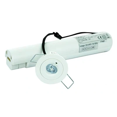 Image of Luceco Tempus Recessed Emergency Downlight 1W, Corridor Optic