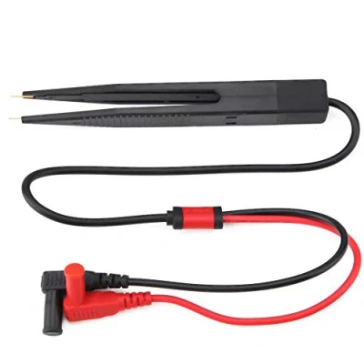 Image of Oumefar Portable SMD SMT Chip Test Clip LCR Meter Capacitance Lead Testing Tweezers Probe for Resistor Capacitor Inductors Multimeter Pack of 1