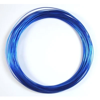 Image of celloexpress Aluminium Craft Wire 1mm x 20m (Diameter Length) ROYAL BLUE