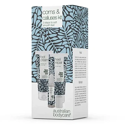 Image of Corns &amp; Calluses Kit with Tea Tree Oil for Soft Feet Foot Cream, Heel Repair Corn Stick Set Effective Care Natural Ingredients Perfect Dry, Rough Cracked