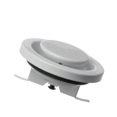 Image of Ø 100mm / 4&#039;&#039; Adjustable Diffuser Air Exhaust Valve Ventilation Ducting Cover Metal White