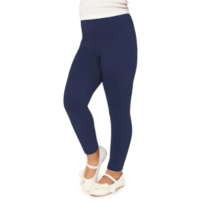 Image of Merry Style Girl&#039;s Long Leggings MS10 130 (Navy, 10 Years)