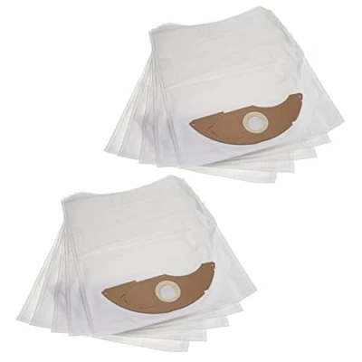 Image of vhbw 10x Vacuum Cleaner Bag Replacement for Kärcher 2.889 217.0 Microfleece, 42 cm x 26.5 White