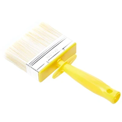 Image of Coral 34201 Essentials Block Paint Brush with Synthetic Paintbrush Head for Sheds Fences or Paste 4 inch