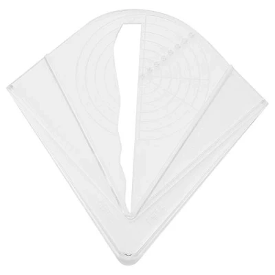 Image of Plastic Center Finder, for Square Round Octagon and Sexangle Woodwork Tool