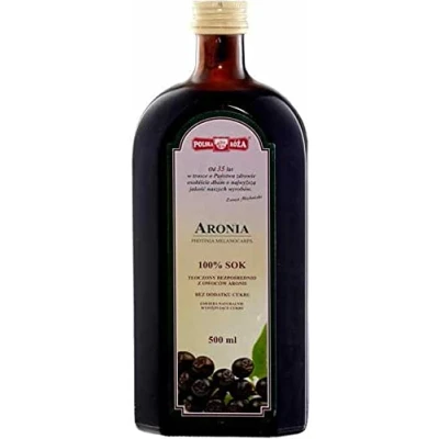 Image of Aronia Juice 100% Sugar Free 500 ml Polska Roża
