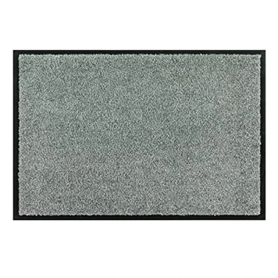 Image of ASTRA Dirt Trapper Mat Door Indoor Washable at 30 C Non Slip Runner Carpet Kitchen Hallway Black 60 x 180 cm