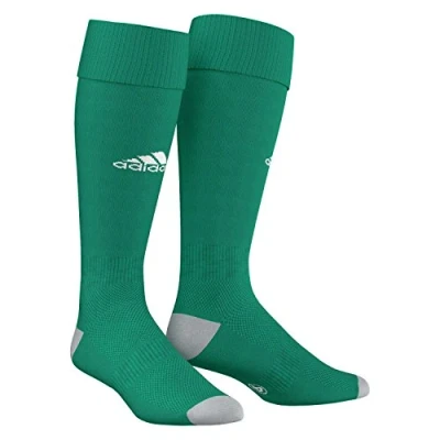 Image of Adidas Unisex adults Milano 16 Socks, Bold Green/White, 6.5 8 UK (40 42 EU) 1 pair