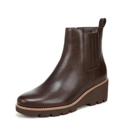Image of Vionic Women&#039;s Ankle Boots Aria Shoes with Arch Support UK 5.5 Wide Fit