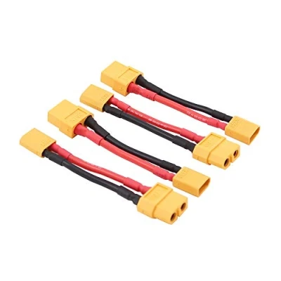Image of BDHI 4pcs Male XT30 to Female XT60 / XT 60 Connector Adapter with 16awg 5cm Wire(BDHI 91)