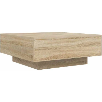 Image of vidaXL Coffee Table Sonoma Oak 80x80x31 cm Engineered Wood