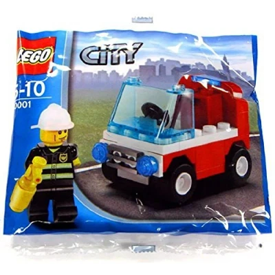 Image of LEGO City: Fireman&#039;s Car Set 30001 (Bagged)