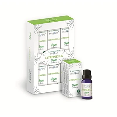 Image of The Vegan Range by Stamford Aroma Oils. 6packs x 10ml Citronella