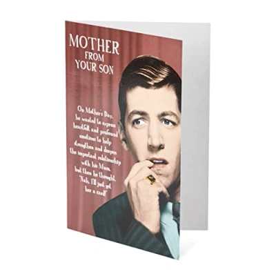 Image of Emotional Rescue Funny Mother&#039;s Day Card From Son, Son Card, Mothers Cards, Multi, MDW750