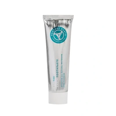 Image of Brother Earth Sustainable Toothpaste (1 Pack) with 1450 PPM Fluoride Natural Whitening Hydroxyapatite Vegan Infinitely Recyclable Aluminium Tube 1 x 100ml