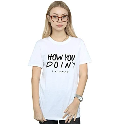 Image of Friends How You Doin? women&#039;s in White