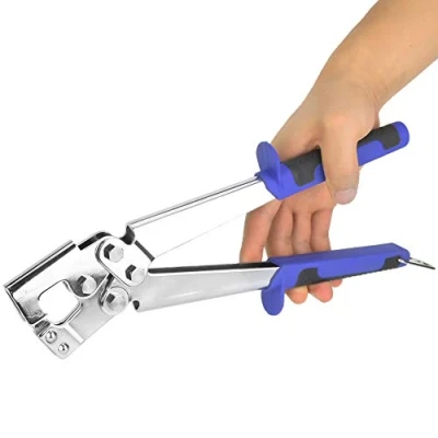 Image of Stud Crimper Professional Keel Joiner Portable Handle Punch Pliers Steel Drywall Hand Tool for Construction in Houses, Offices, Warehouses