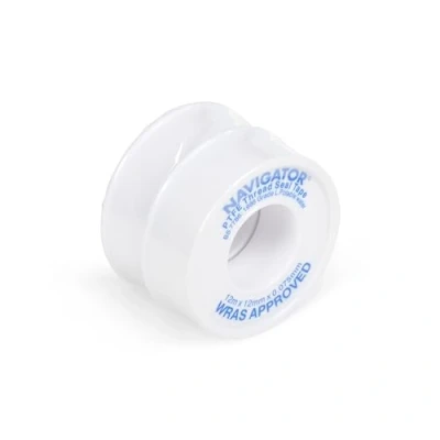 Image of Plumbers Tape Single and Bundles PTFE White Waterproof Leak Seal 12 Metres WRAS Approved BS7786 Threadlock Plumbing (2)