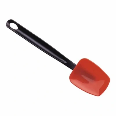 Image of Kuhn Rikon Spoon, Silicone, Black/Red