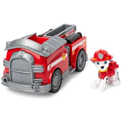 Image of Paw Patrol, Marshall’s Fire Engine, Toy Truck with Collectible Action Figure, Sustainably Minded Kids’ Toys for Boys &amp; Girls Aged 3 and Up