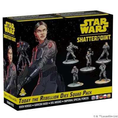 Image of Atomic Mass Games Star Wars: Shatterpoint Today the Rebellion Dies Squad Pack Tabletop Miniatures Game Ages 14+ 2 Players 90 Minutes Playing Time