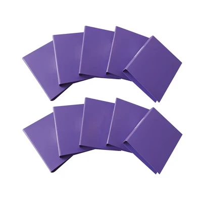 Image of Q Connect 2 Ring 25mm Binder Polypropylene A4 Purple Pk 10 KF01474