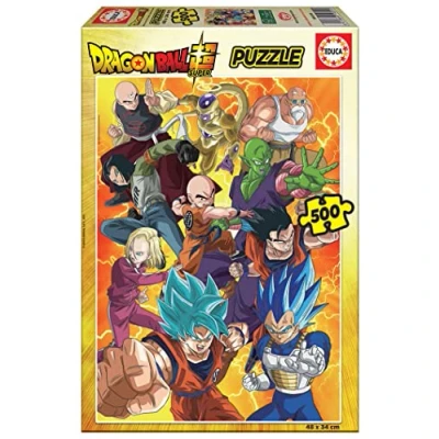 Image of Educa Dragon Ball Super Characters. 500 Piece Puzzle, Ages 10 and up. 19009, Multicoloured