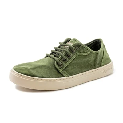 Image of Natural World Eco 6602E Men Sneakers Men&#039;s Footwear 100% EcoFriendly Made in Spain, khaki, 9.5 UK