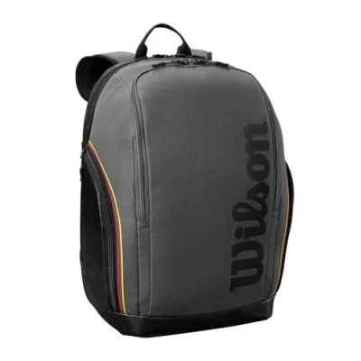 Image of Wilson Tour Padel Rucksack, For up to 2 Rackets, Red/Black