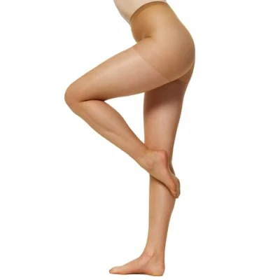 Image of Nur Die Women&#039;s 3er Seidenfein Strumpfhose, 726969 Pantyhose, 0, Brown (Braun (Amber 230), M (Pack of 3)