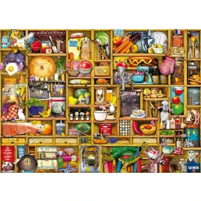 Image of Ravensburger 12000652 Kitchen Cupboard 1000 pieces jigsaw Puzzle for adults and kids age 14 years up,