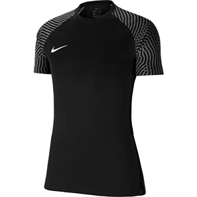 Image of Nike Women&#039;s Dri FIT Strike II Short Sleeve Jersey, Black/Black/White, XS