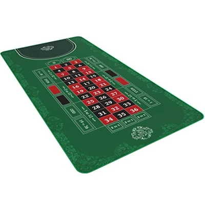 Image of Roulette playing mat 180 x 90 cm table cloth (layout) to enhance your games night