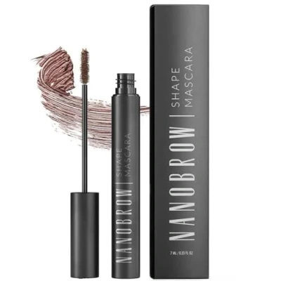 Image of Nanobrow Shape mascara for eyebrows, perfect brow definition, easy styling (Brown)