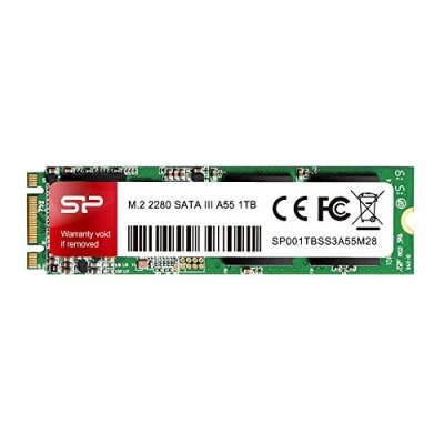 Image of Silicon Power 1TB A55 M.2 SSD SATA III Internal Solid State Drive 2280 SU001TBSS3A55M28AB