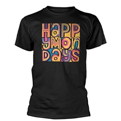 Image of Happy Mondays &#039;Happy Mondays&#039; T Shirt Black XL
