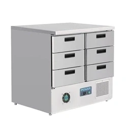 Image of POLAR G Series Refrigerated Counter Fridge with 6 Drawers 240L