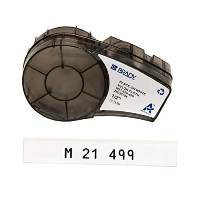 Image of Brady M21 500 499 Tape for Lab Pal, 12.7 mm, White Cloth