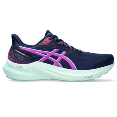 Image of Asics Women&#039;s GT 2000 12 Sneaker, Blue Expanse Bold Magenta, 3.5 UK